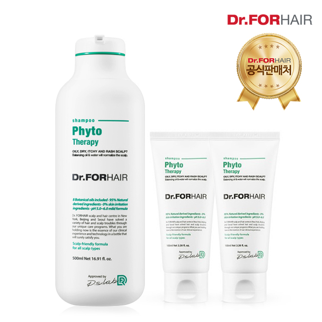   닥터포헤어 피토테라피 온 가족 샴푸 500ml100mlx2