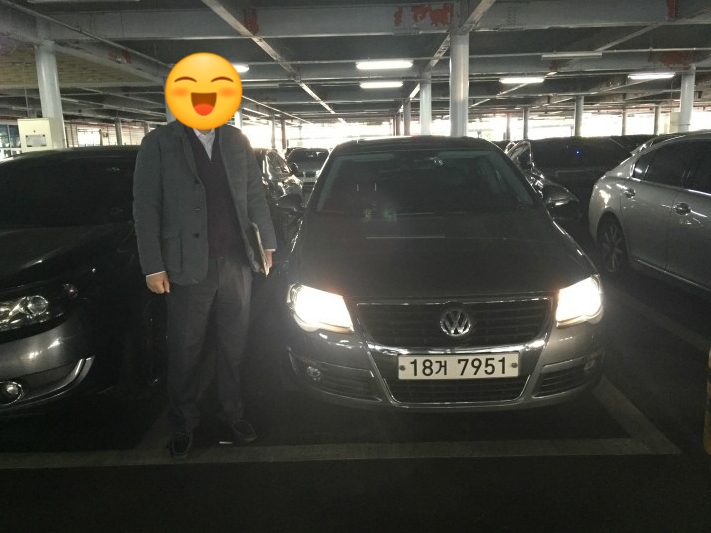  수입중고차 뉴파사트 안전하게 거래 완료!