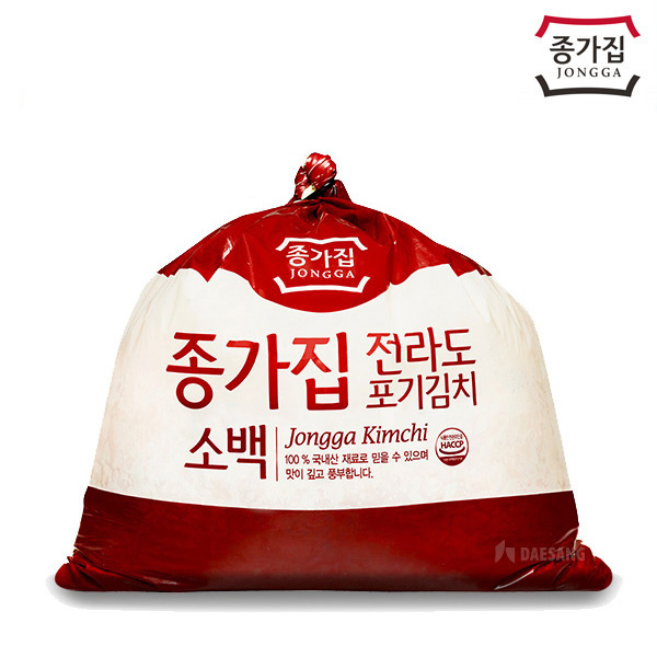 종가집 전라도 포기김치(소백) 10kg, 1개 추천해요