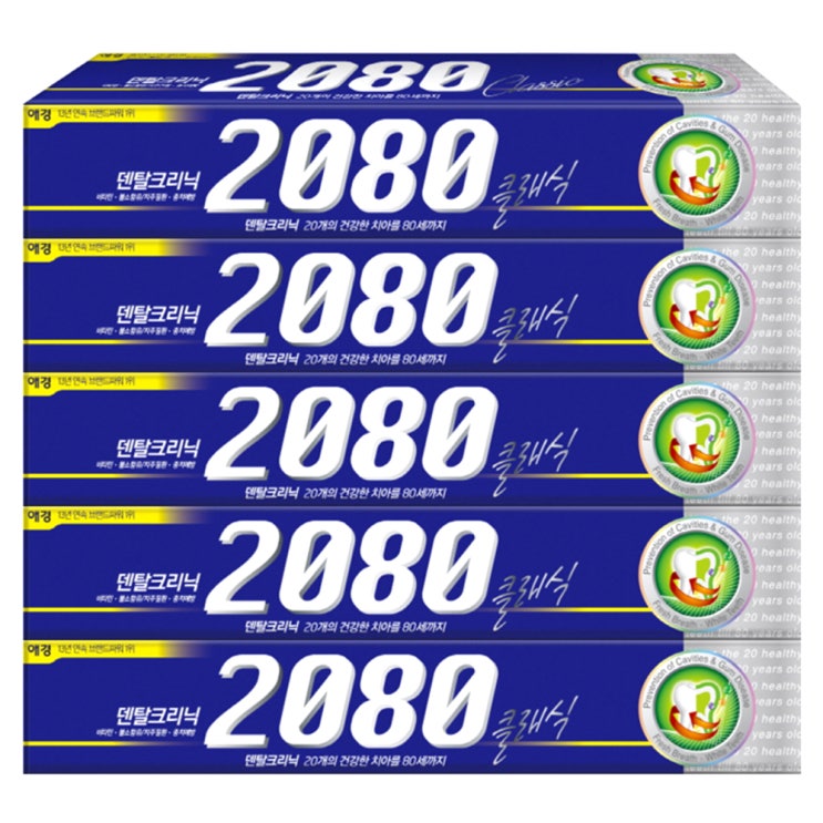 (로켓배송)2080 클래식 치약, 170g, 5개 추천해요 (로켓배송)2080 클래식 치약, 170g, 5개 추천해요