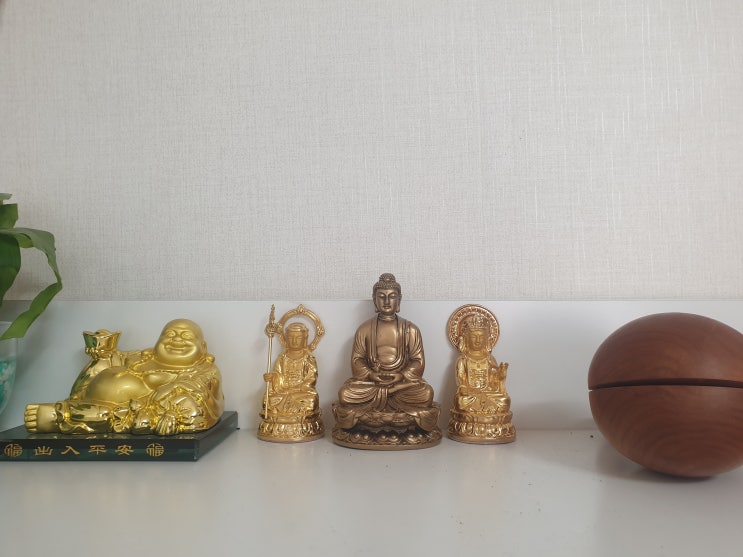  처음 찍은 귀여운 포대화상 불상!