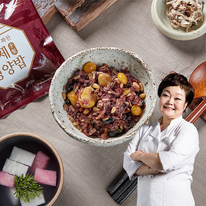[K쇼핑]빅마마 이혜정의 꽉찬 수제 영양밥 120g 20팩 오곡밥 현미밥 개별포장 간편조리 추천해요