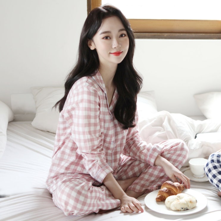 (로켓배송)어나더디 여성용 모노 체크 긴팔잠옷 추천해요 (로켓배송)어나더디 여성용 모노 체크 긴팔잠옷 추천해요