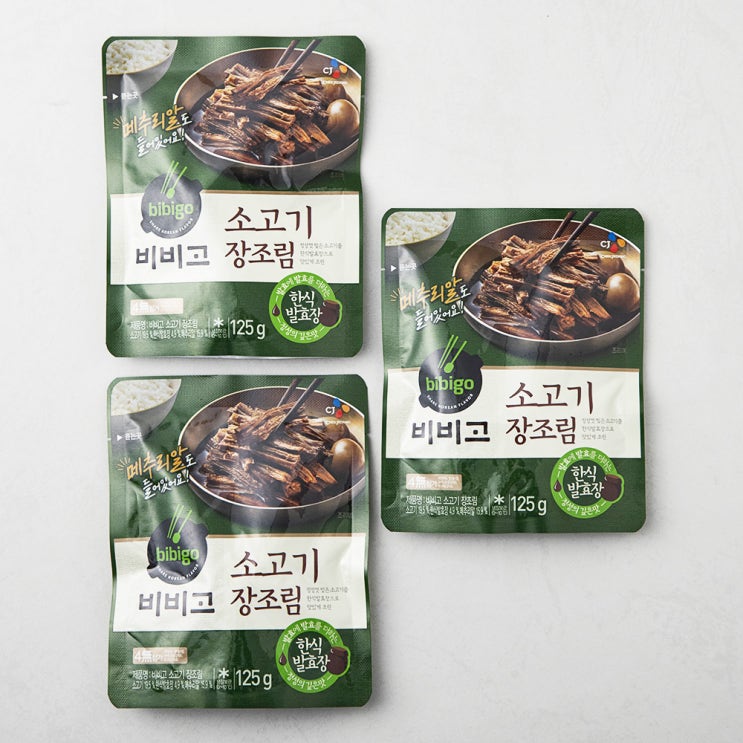 (로켓배송)비비고 소고기 장조림, 125g, 3개 추천해요