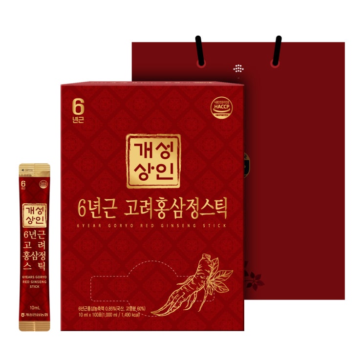 (로켓배송)개성상인 6년근 고려홍삼정스틱 100개입 + 쇼핑백, 1000ml, 1세트 추천해요 (로켓배송)개성상인 6년근 고려홍삼정스틱 100개입 + 쇼핑백, 1000ml, 1세트 추천해요