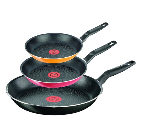  프라이팬세트 신상 테팔 엑스트라 프라이팬 세트 3개, 혼합 색상, 20cm + 24cm + 28cm 할인정보 