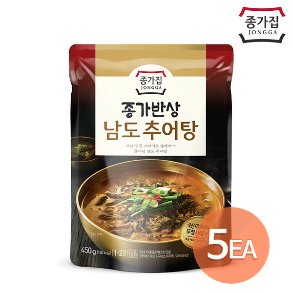 종가집 남도추어탕 450g x 5개, 상세 설명 참조 추천해요