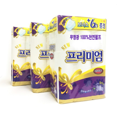 한아름산업 프리미엄 3겹 30롤 화장지, 1box, 3팩 추천해요 한아름산업 프리미엄 3겹 30롤 화장지, 1box, 3팩 추천해요