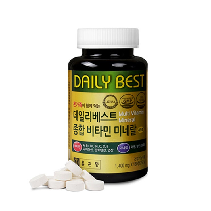 종근당 데일리베스트 종합비타민 6개월 2통 12개월분, 1세트 추천해요 종근당 데일리베스트 종합비타민 6개월 2통 12개월분, 1세트 추천해요
