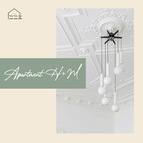  천정 웨인스코팅의 적용 : Apartment H+M