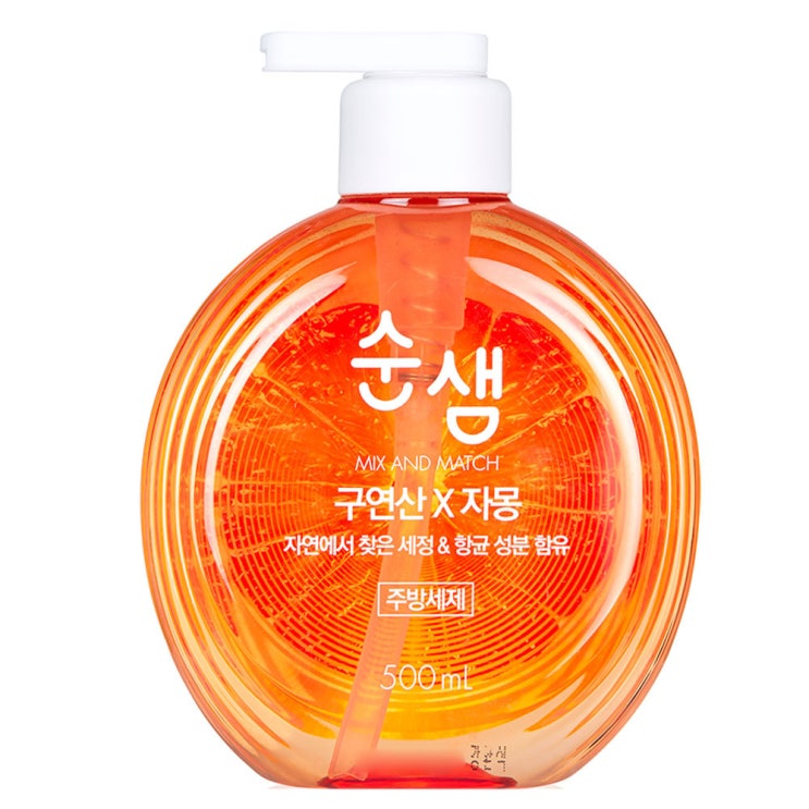 (로켓배송)순샘 구연산 자몽 용기 세제, 500ml, 1개 추천해요