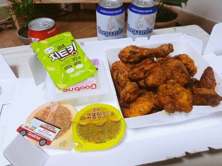  오늘의 저녁 - 굽네치킨 고추바사삭 치트킹