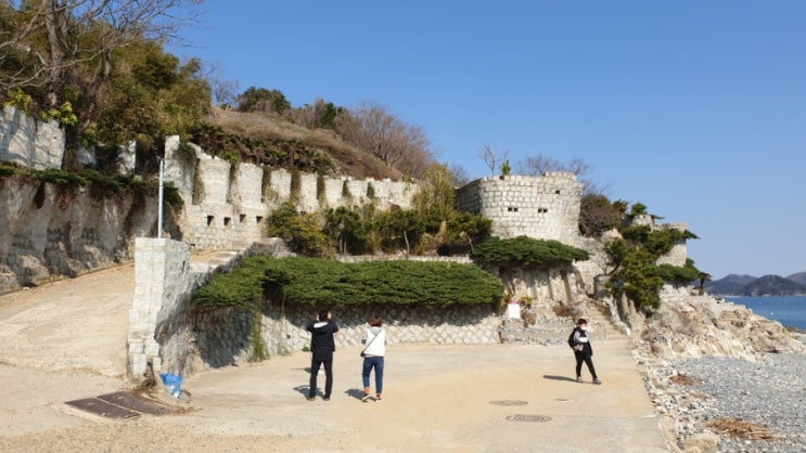  거제 매미성 경치가 좋아요