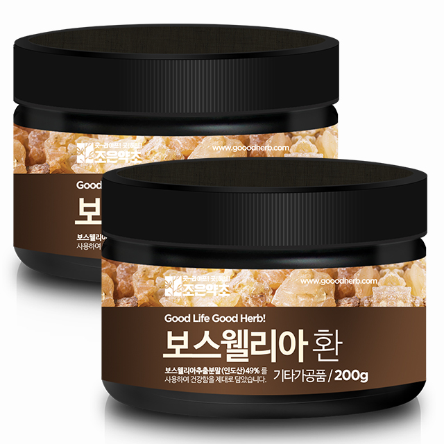 (로켓배송)조은약초 프리미엄 보스웰리아환, 200g, 2개 추천해요 (로켓배송)조은약초 프리미엄 보스웰리아환, 200g, 2개 추천해요