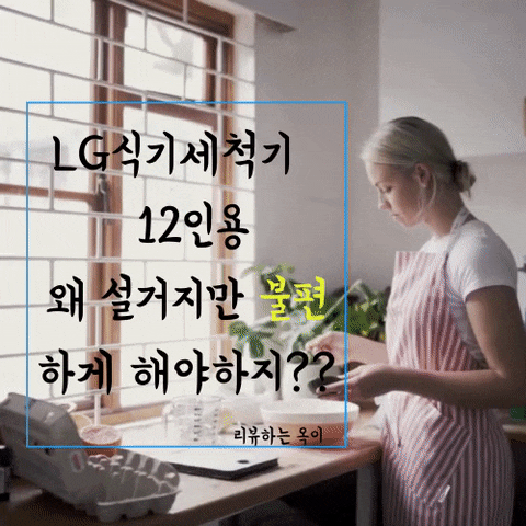  lg식기세척기12인용/12인용 식기세척기 추천/DFB22M/왜 설거지만 불편하게 해야되지?