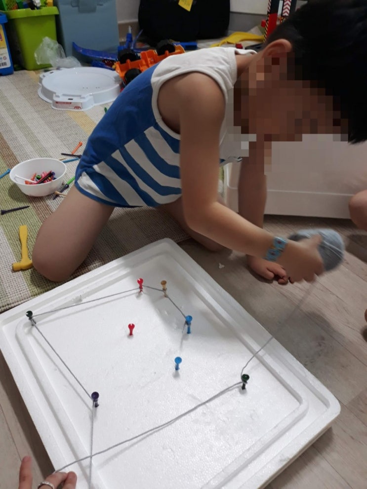  스트레스해소 망치놀이 (2)- 스치로폼 액자만들기