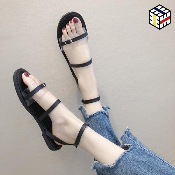 여름 스트랩 샌들 플랫 2019 새로운 핑 힐 레이디 한 단어 요정 바람 추천해요 여름 스트랩 샌들 플랫 2019 새로운 핑 힐 레이디 한 단어 요정 바람 추천해요