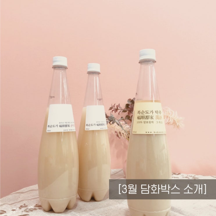  [술담화] 3월 담화박스 (복순도가 손막걸리·탁주)