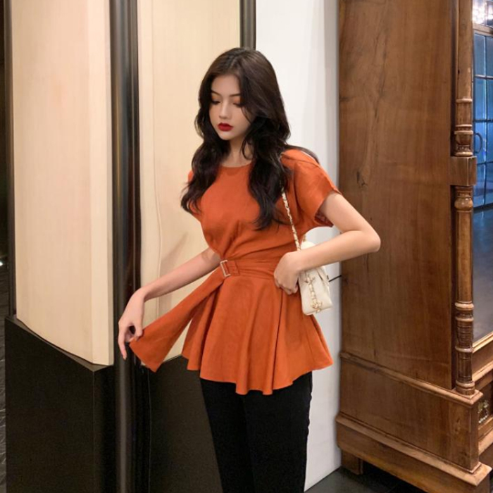 코코블랑 카렌 벨티드블라우스 추천해요 코코블랑 카렌 벨티드블라우스 추천해요