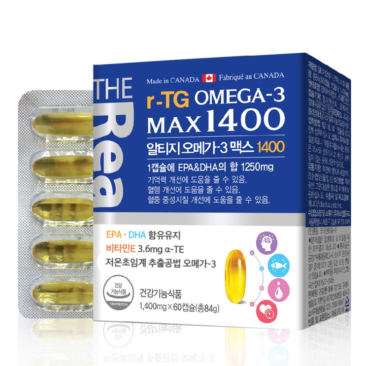 (로켓배송)더리얼 알티지 오메가3 맥스1400, 84g, 1개 추천해요 (로켓배송)더리얼 알티지 오메가3 맥스1400, 84g, 1개 추천해요