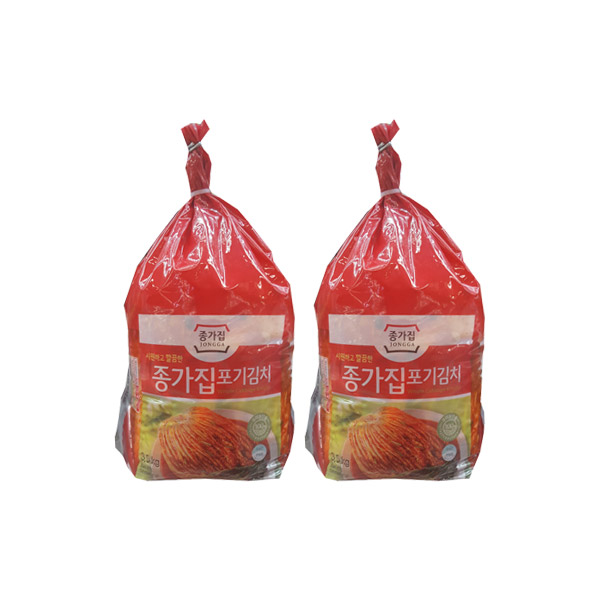  [쇼킹세일] 햇살누리 종가집 시원하고 깔끔한 포기김치 2팩 33kg