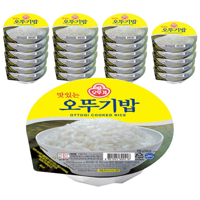  {합리적인쇼핑 top6}햇반 관련 -맛있는 오뚜기밥, 210g, 24개입  (With 건강관리꿀팁 소식)