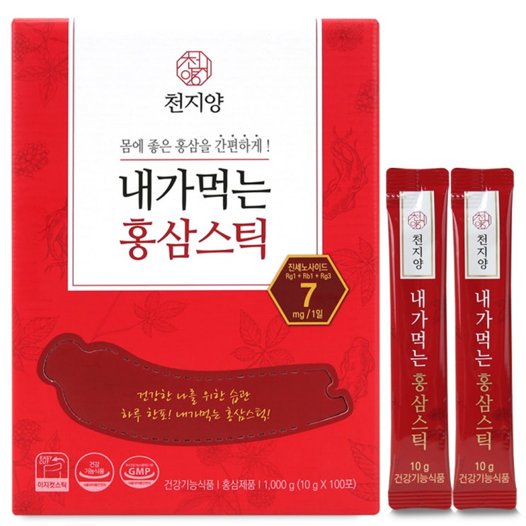 (로켓배송)천지양 내가먹는 홍삼스틱, 10g, 100개입 추천해요 (로켓배송)천지양 내가먹는 홍삼스틱, 10g, 100개입 추천해요