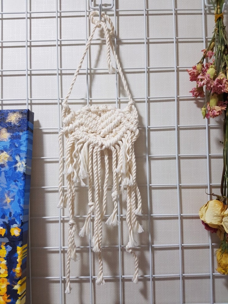  마크라메 작고 귀여운 행잉장식