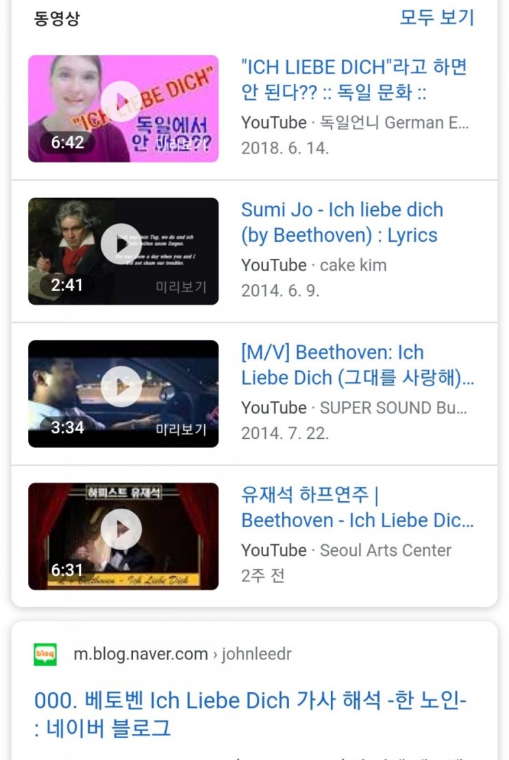  무작정 한 문장) 사랑해 독일어로