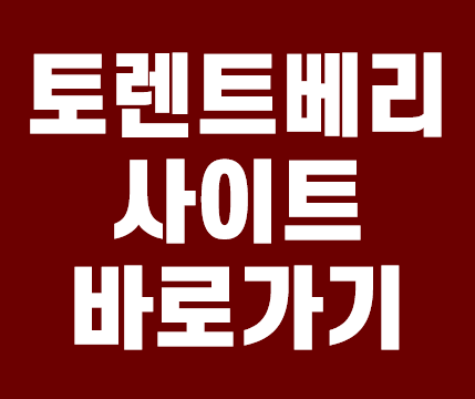  토렌트베리 사이트 바로가기 안내