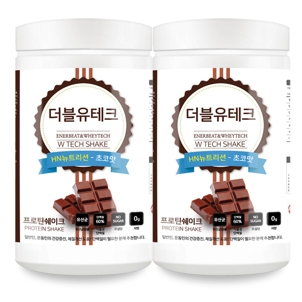 웨이테크 [특가판매] HN뉴트리션 단백질쉐이크 초코맛 /식사대용 단백질선식, 2개, 600g 추천해요