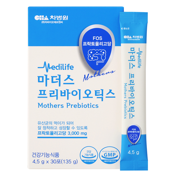  차병원 메디라이프 마더스 프리바이오틱스 45g 30포