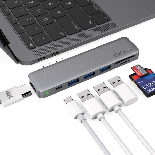 [뜨는상품][핫한상품]맥북 에어에 대한 USB C 허브 어댑터를 dodocool 2 018분의 2 019 4K HDMI 썬더 볼트 3 포트 100W PD SD, 단일상품 제품을 소개합니다!!