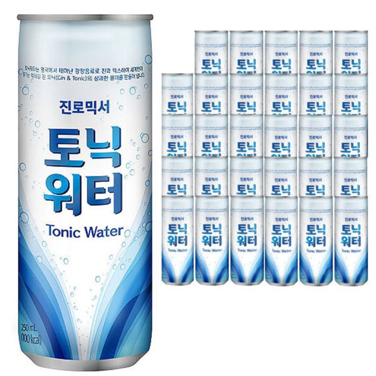  <꿀딜>하이트진로 진로믹서 토닉워터, 250ml, 30개 최저가 정보 공유