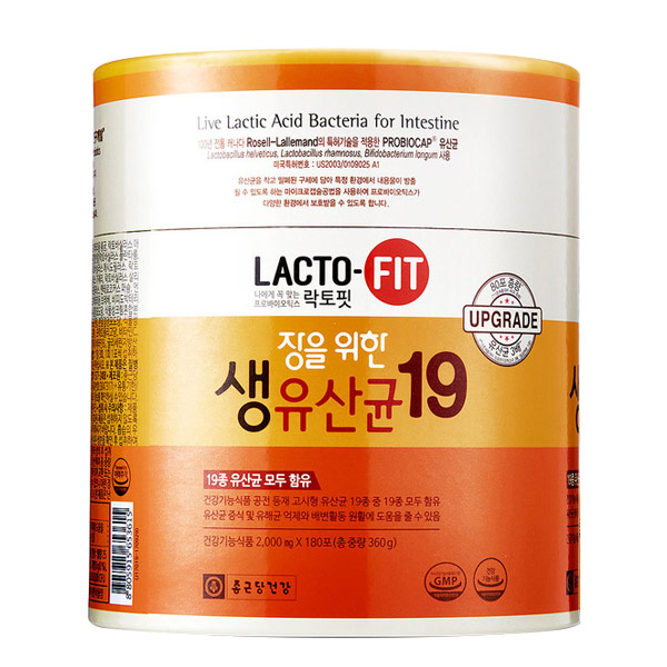 종근당건강 락토핏 생유산균19 2000mg x 180포 추천해요 종근당건강 락토핏 생유산균19 2000mg x 180포 추천해요