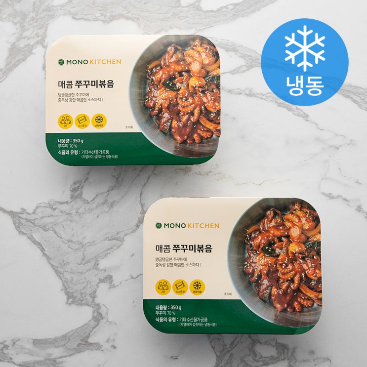 (로켓배송)모노키친 신 주꾸미볶음 (냉동), 350g, 2개 추천해요 (로켓배송)모노키친 신 주꾸미볶음 (냉동), 350g, 2개 추천해요
