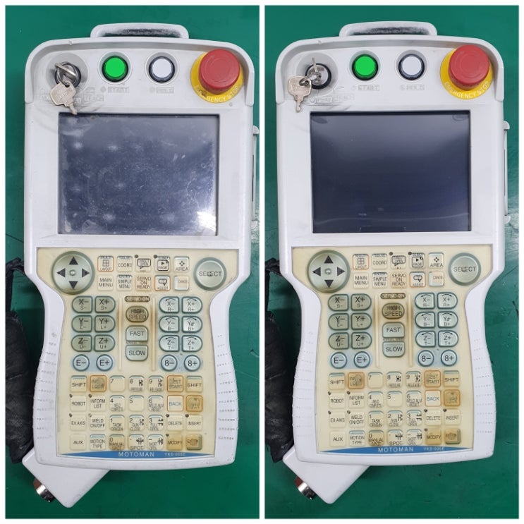  DX100 펜던트 수리, JZRCR-YPP01-1