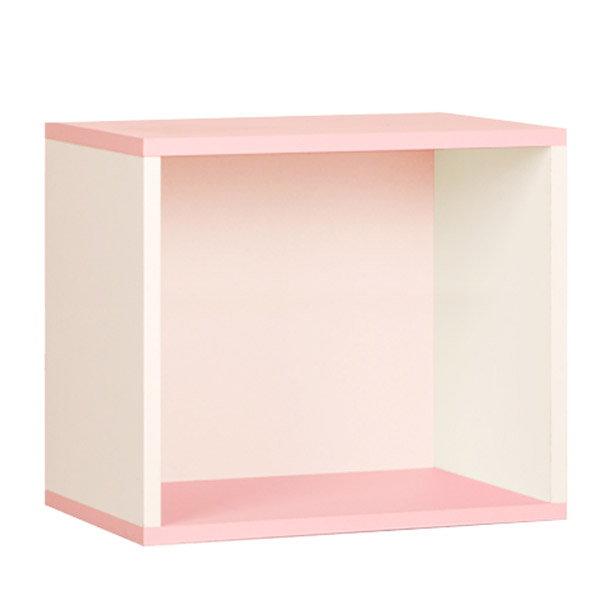 [뜨는상품][핫한상품]하우디가구 칸높은 1단 칼라 공간박스 DIY, 백색 + 핑크 제품을 소개합니다!!