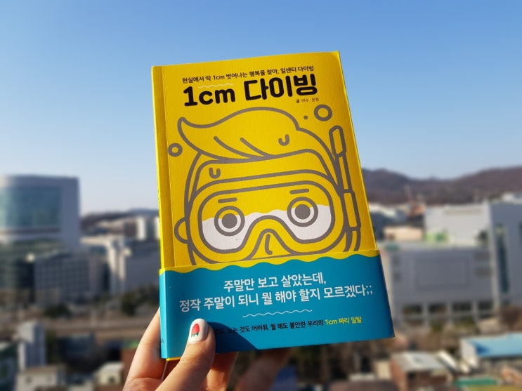  베스트셀러 에세이 추천, 방구석 일탈 1cm 다이빙