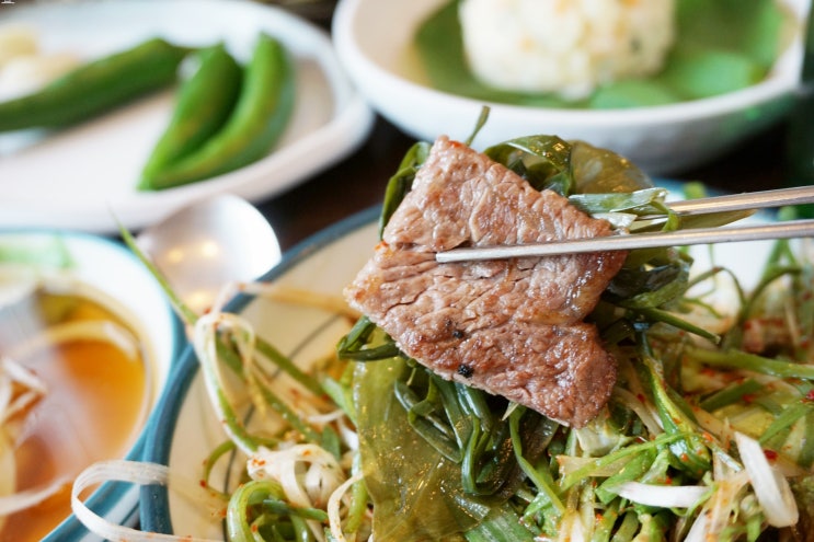  부산 철마 한우 먹으러 산마루 또 다녀왔어요.