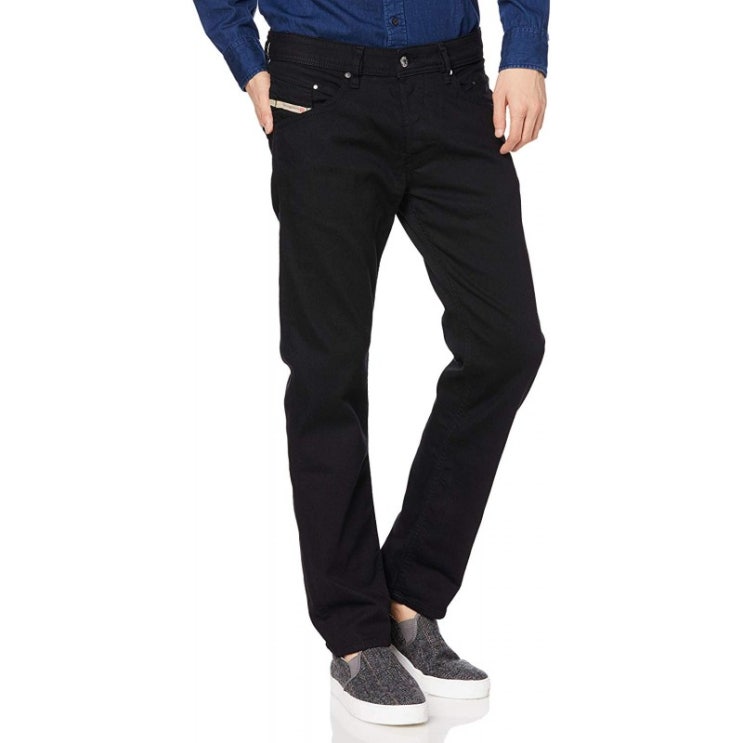  {꿀딜}(디젤) DIESEL 남성용 데님 팬츠 레귤러 슬림 테이퍼 드 00S4IM0886Z 28inch 블랙 02{핫딜}