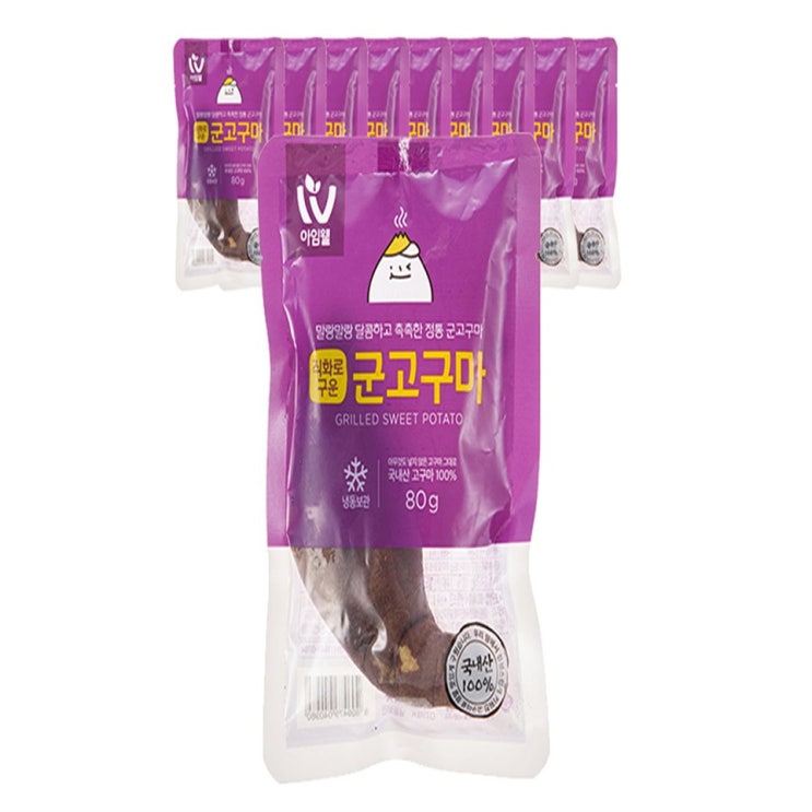 인기 아이템   아임웰 직화로 구운 군고구마 (냉동)   17,000원  