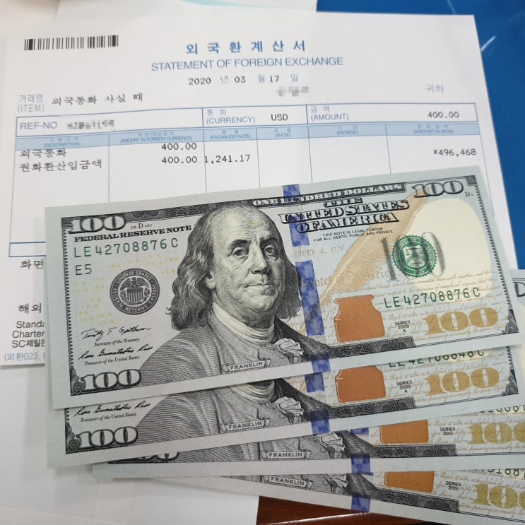 환율이 오를 때 달러 사는 여자