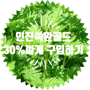  와이디생명과학 인진쑥환골드 30% 할인받기 인진쑥 효능