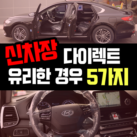  롯데 신차장 다이렉트 적합한 유형 5가지 총정리