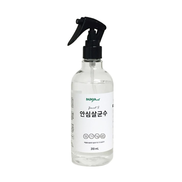 파파야플러스 99.9% 살균효과 안심살균수 310ml, 1개