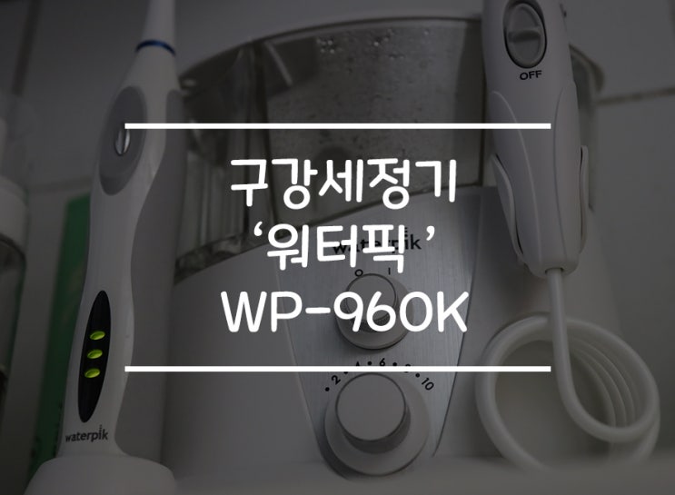  건강한 치아 관리의 일등공신!! 워터픽 구강세정기 (WP-960K) 구매 솔직후기