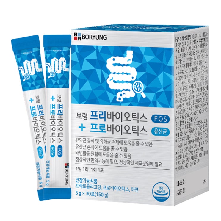 (로켓배송)보령 프리바이오틱스 프로바이오틱스 유산균, 5g, 30개입 추천해요 (로켓배송)보령 프리바이오틱스 프로바이오틱스 유산균, 5g, 30개입 추천해요