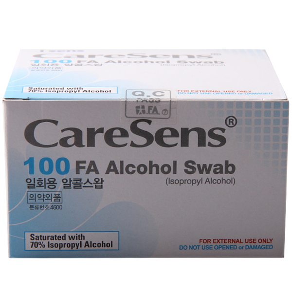  케어센스 알콜솜, 1개, 100매