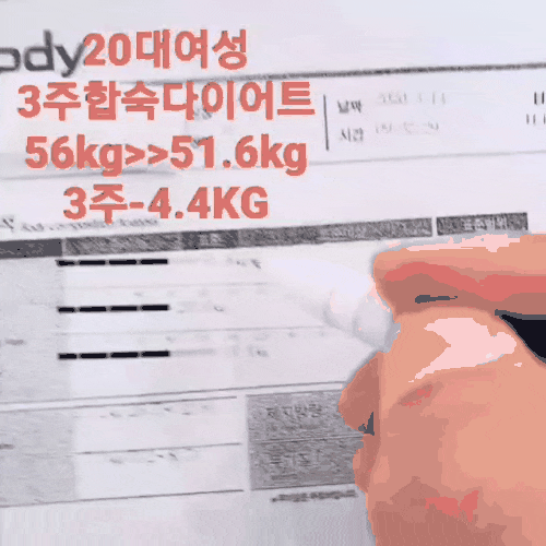  합숙다이어트캠프에서 3주만에 다이어트성공후기!!